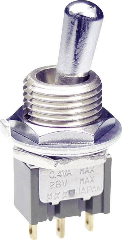 NKK Switches M2023SS4W01 M2023SS4W01 Kippschalter 250 V/AC 3 A 2 x Ein/Aus/Ein rastend/0/rastend 1 St.