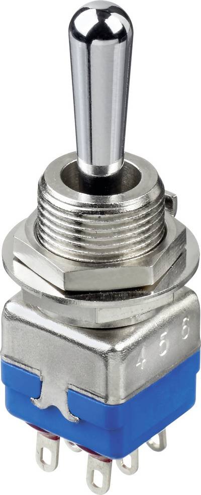 APEM 12146A 12146A Kippschalter 250 V/AC 2 A 2 x Ein/Ein IP54 rastend 1 St.