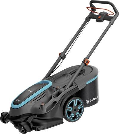 GARDENA PowerMax Duo 46/36V Solo Akku Akku-Rasenmäher mit Rasenkamm, mit Schnitthöhenverstellung 18 V Schnittbreite (max