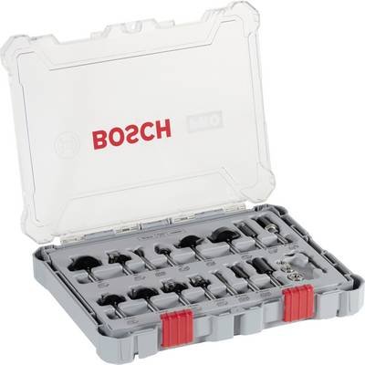Fräser-Set, 6-mm-Schaft, 15-teilig Bosch Accessories 2607017471 Bosch Accessories 2607017471