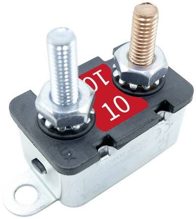 PARTS PTT C001-102-0111C2T310 Sicherungsautomat 10 A, 5 A, 2.4 A Silber, Rot 1 St.
