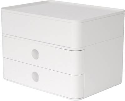 HAN SMART-BOX PLUS ALLISON 1100-12 Schubladenbox Weiß Anzahl der Schubfächer: 2