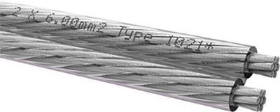 Oehlbach D1C348 Lautsprecherkabel 2 x 6 mm² Transparent 10 m