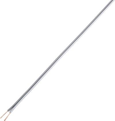 TRU COMPONENTS TC-7815644 Lautsprecherkabel 2 x 0.34 mm² Grau 10 m