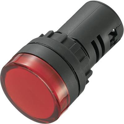 TRU COMPONENTS 140393 LED-Signalleuchte Rot 24 V/DC