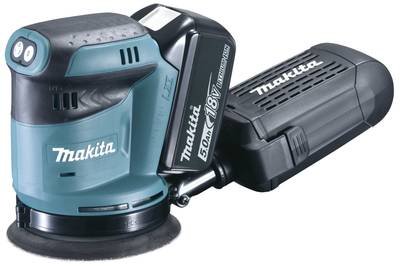 Makita Makita DBO180RTJ - Exzenterschleifer - schnurlos DBO180RTJ Akku-Exzenterschleifer inkl. 2. Akku, inkl. Ladegerät
