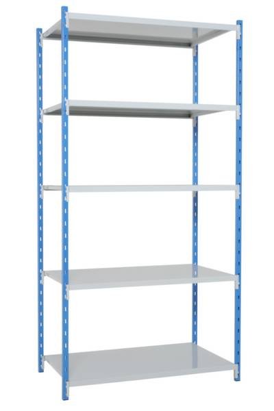 Manorga SA ZC21605NDTB Fachbodenregal-Grundmodul 125 kg (B x H x T) 970 x 2000 x 610 mm Stahl pulverbeschichtet Himmelbl
