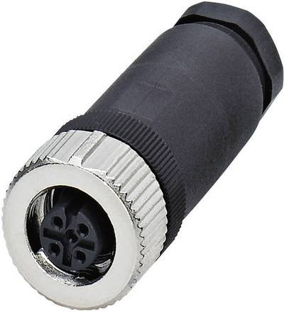 Phoenix Contact 1681127 Sensor-/Aktor-Steckverbinder, unkonfektioniert M12 Buchse, gerade Polzahl Sensoren: 4 1 St.