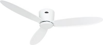 CasaFan ECO PLANO II 132 WE-WE WiFi Flügel lack weiß Deckenventilator 28 W (Ø x H) 132 cm x 160 mm Weiß mit Fernbedienun