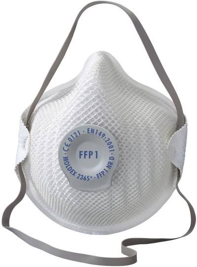 Moldex Klassiker 236515 Feinstaubmaske mit Ventil FFP1 D 20 St. EN 149:2001, EN 149:2009 DIN 149:2001, DIN 149:2009