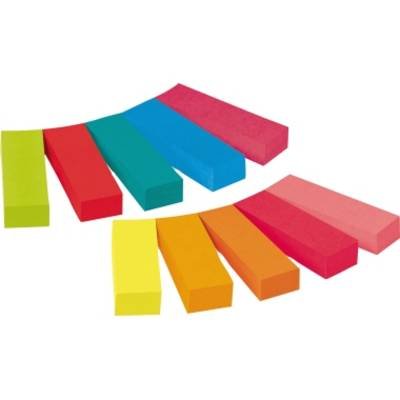 Post-it Haftstreifen 670-10AB Gelb, Ultragelb, Pastell-Rosa, Neonorange, Ultrapink, Neongrün, Ultrablau, Türkis, Mohnrot