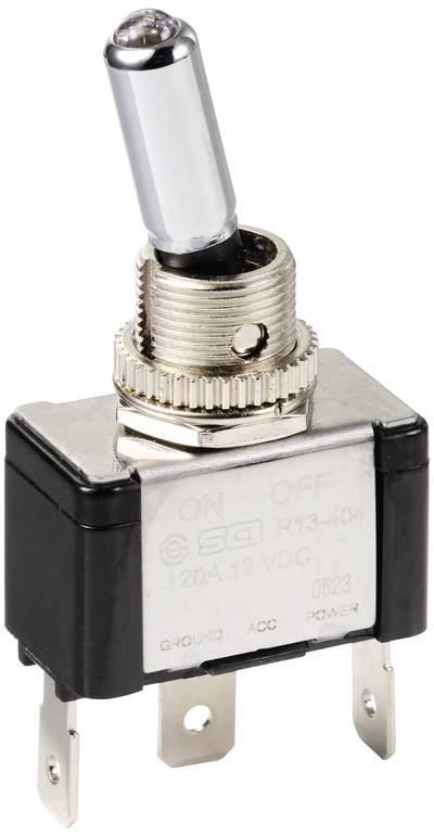 TRU COMPONENTS TC-11193848 Kippschalter 12 V/DC 20 A 1 x Aus/Ein rastend 1 St.