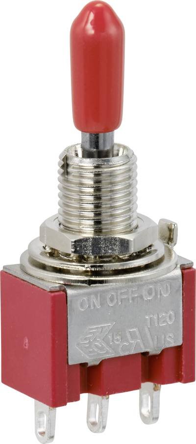 TRU COMPONENTS TC-9353988 Wippschalter 250 V/AC 3 A 1 x Ein/Aus/(Ein) rastend/0/tastend 1 St.