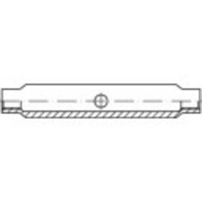 TOOLCRAFT 136558 Spannschlossmutter M8 Stahl galvanisch verzinkt DIN 1478 10 St.