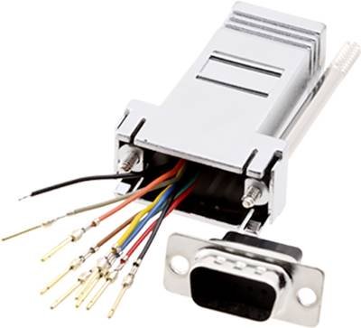 encitech DA25-SMJ8-M-K-RC D-SUB Adapter D-SUB-Buchse 25pol. - RJ45-Buchse 8p8c 1 St.