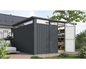 Gartenhaus Karibu Nosten 4 402 x 355 cm anthrazit