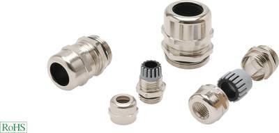 HELU 99961 Kabelverschraubung M25 Messing Messing 1 St.