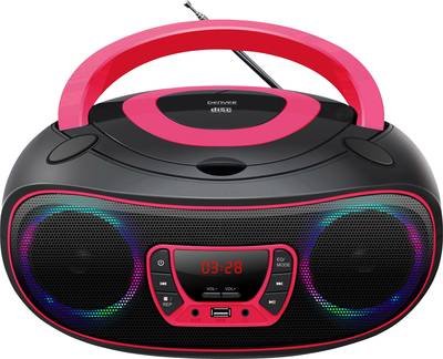Denver TCL-212BT CD-Radio UKW AUX, CD, USB, Bluetooth® Stimmungslicht Pink
