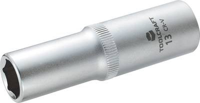 TOOLCRAFT 816176 Außen-Sechskant Steckschlüsseleinsatz 13 mm 1/2" (12.5 mm)