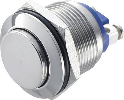TRU COMPONENTS GQ 19H-S Vandalismusgeschützter Drucktaster 48 V/DC 2 A 1 x Aus/(Ein) tastend IP65 1 St.