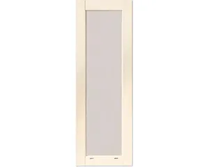 Einzelfenster Karibu feststehend 60 x 169,5 cm elfenbeinweiß