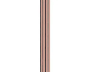 Akustikpaneel KIWI WALL tender rose/ pink 10x195x1380 mm