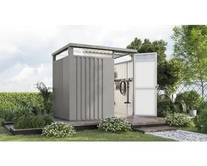 Gartenhaus Karibu Nosten 1,5 228 x 186 cm graualuminium