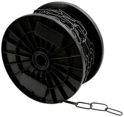 SWG 68015363675 Zierkette Schwarz Stahl 20 m