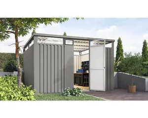 Gartenhaus Karibu Nosten 3,5 347 x 355 cm graualuminium