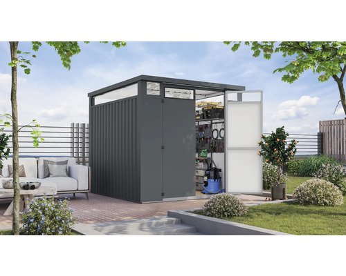 Gartenhaus Karibu Nosten 2 236 x 234,5 cm anthrazit