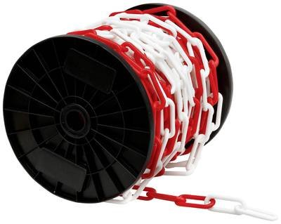 SWG 68012895675 Absperrkette Rot-Weiß Kunststoff 12 m