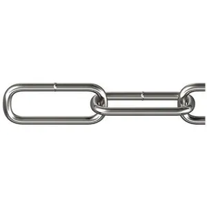 dörner + helmer 171980 Edelstahlkette Silber Edelstahl A2 15 m
