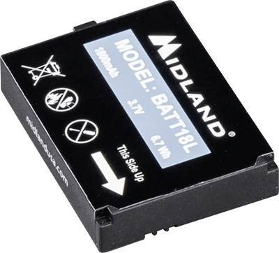 Midland Ersatzakku Akkupack 1800 mAh für Midland BR 180 Funkgeräte C1628