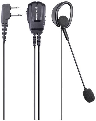 Midland Headset/Sprechgarnitur MA 30-L Kopfhörer und Mikr.Duo Klinke C1526