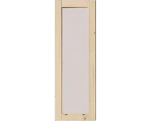Einzelfenster Karibu feststehend 60 x 169,5 cm natur
