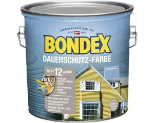 BONDEX Holzfarbe-Dauerschutzfarbe taubenblau 2,5 l