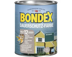 BONDEX Holzfarbe-Dauerschutzfarbe moosgrün 750 ml