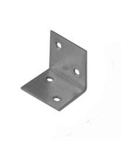 TOOLCRAFT Breitenwinkel hell verzinkt 40 mm Stahl, hell verzinkt 1 St.