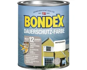 BONDEX Holzfarbe-Dauerschutzfarbe morgenweiss 750 ml