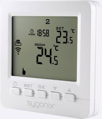 Sygonix SY-4500820 Funk-Raumthermostat Unterputz Wochenprogramm 1 St.