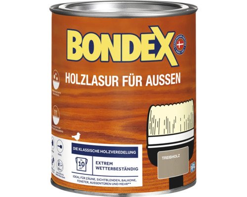BONDEX Holzlasur treibholz 0,75 l