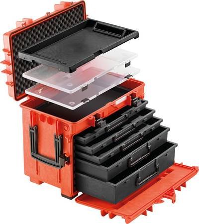 Stahlwille 13217 LR WERKZEUG-TROLLY 81091304 Trolley-Koffer unbestückt (L x B x H) 600 x 410 x 520 mm