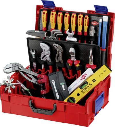 Knipex L-BOXX 00 21 19 LB S Sanitär Werkzeugkoffer bestückt 52teilig (L x B x H) 357 x 442 x 151 mm