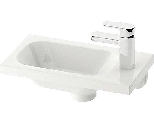 Handwaschbecken RAVAK Chrome 400 R 40x22 cm weiss XJGP1100000