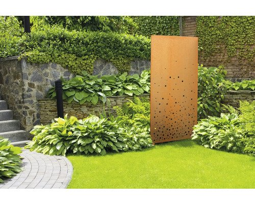 Sichtschutzelement palatino Space Vapor 99 x 180 cm braun