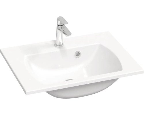 Waschbecken RAVAK Classic II 600 60x15.5 cm weiss XJX01160004