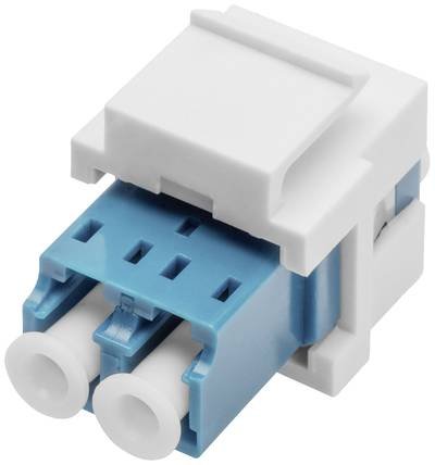 DIGITUS - LWL-LC/LC-Duplex-Kupplung, Singlemode, Keystone-Modul