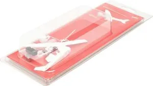 Herpa 013789-002 H0 Flugzeug Modell Sportflugzeug, Propeller silber