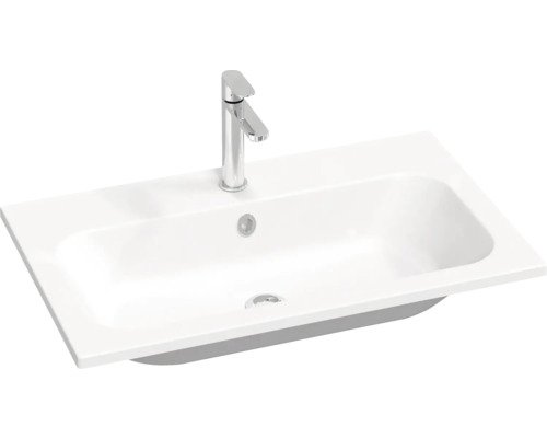Waschbecken RAVAK Chrome II 800 80x15.5 cm weiss XJG01180001