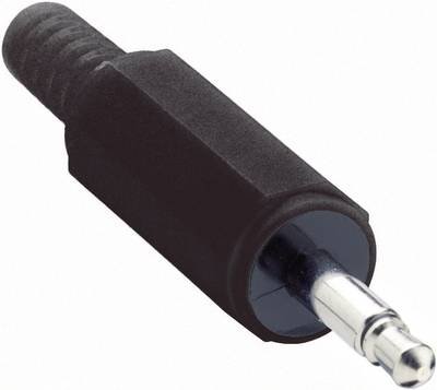 Lumberg 153206 Klinken-Steckverbinder 3.5 mm Stecker, gerade Polzahl: 2 Mono Schwarz 1 St.